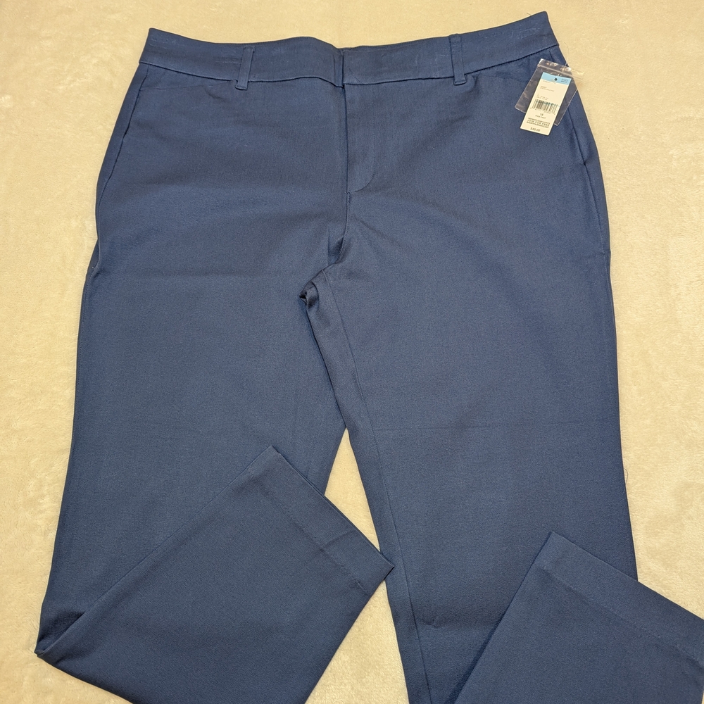 NWT - Sears Women's Blue Stretch Ankle Pants